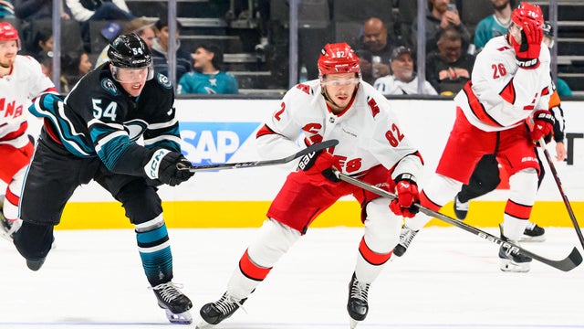 NHL: MAR 20 Hurricanes at Sharks 